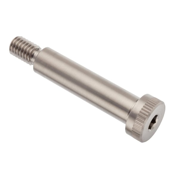 Shoulder Screw, 3A Thr Sz, 5/8 Thr Lg, 2 in Shoulder Lg, Titanium