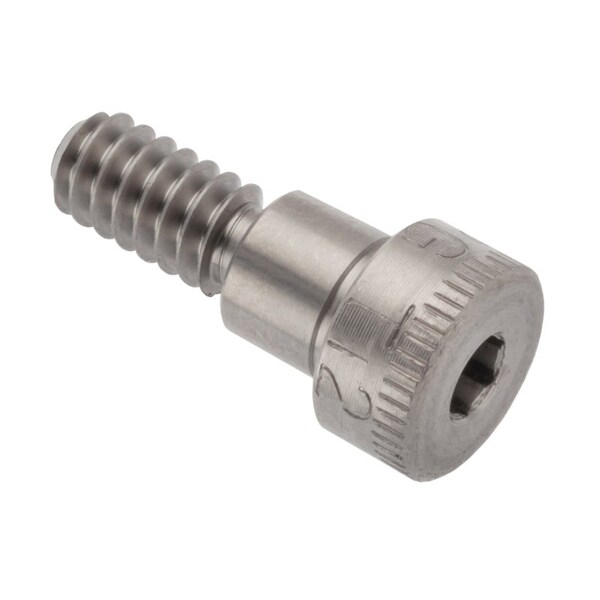 Shoulder Screw, 3A Thr Sz, 3/8 Thr Lg, 3/16 in Shoulder Lg, Titanium