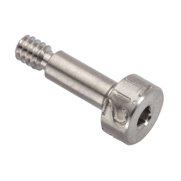 Shoulder Screw, 3A Thr Sz, 5/32 Thr Lg, 11/32 in Shoulder Lg, Titanium