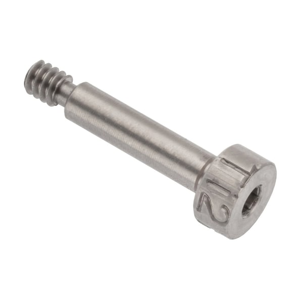 Shoulder Screw, 3A Thr Sz, 5/32 Thr Lg, 1 in Shoulder Lg, Titanium