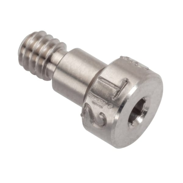 Shoulder Screw, 3A Thr Sz, 3/16 Thr Lg, 7/32 in Shoulder Lg, Titanium