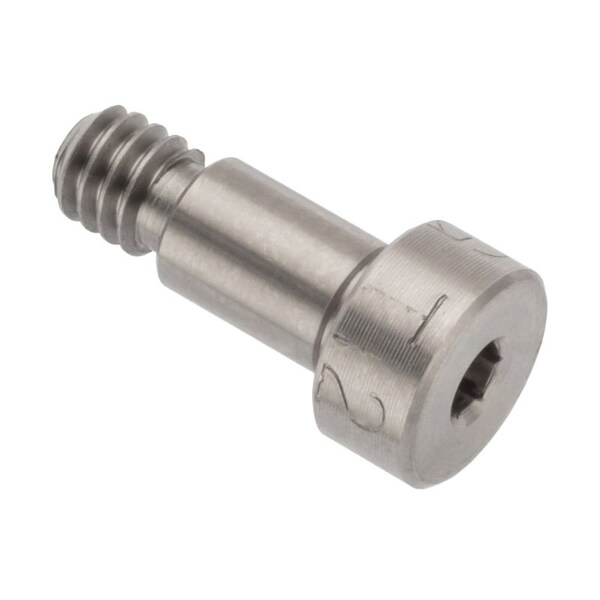 Shoulder Screw, 3A Thr Sz, 3/16 Thr Lg, 9/32 Shoulder Lg, Titanium
