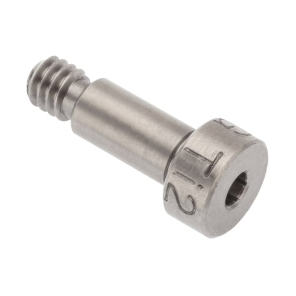 Shoulder Screw, 3A Thr Sz, 3/16 Thr Lg, 3/8 in Shoulder Lg, Titanium