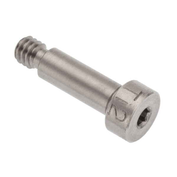 Shoulder Screw, 3A Thr Sz, 7/8 Thr Lg, 5/8 in Shoulder Lg, Titanium