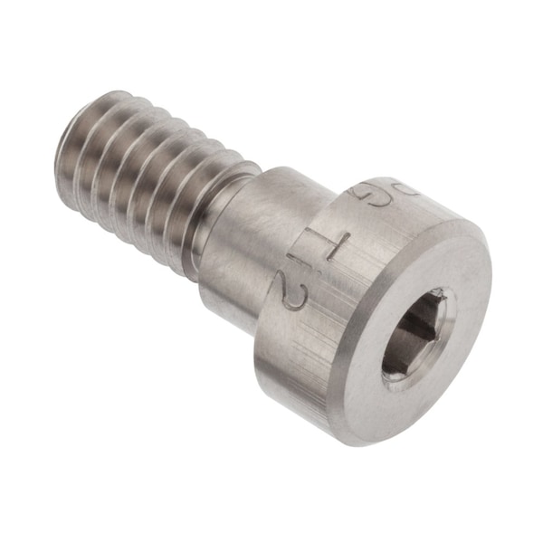 Shoulder Screw, 3A Thr Sz, 1/2 Thr Lg, 1/4 in Shoulder Lg, Titanium