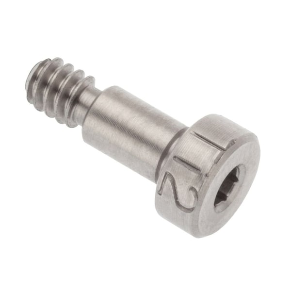 Shoulder Screw, 3A Thr Sz, 3/16 Thr Lg, 9/32 Shoulder Lg, Titanium