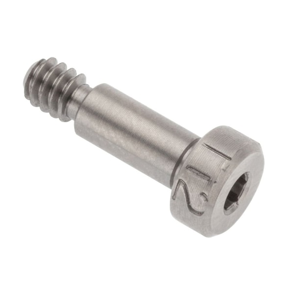 Shoulder Screw, 3A Thr Sz, 3/16 Thr Lg, 13/32 in Shoulder Lg, Titanium