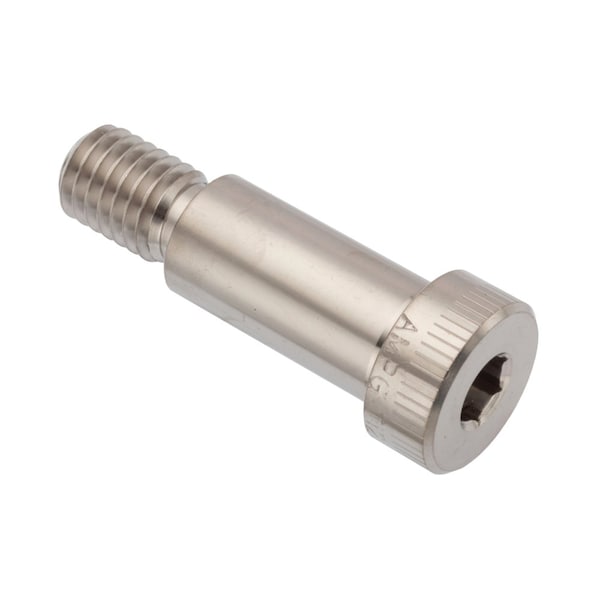 Shoulder Screw, 3A Thr Sz, 3/4 Thr Lg, 1-1/4 in Shoulder Lg, Titanium