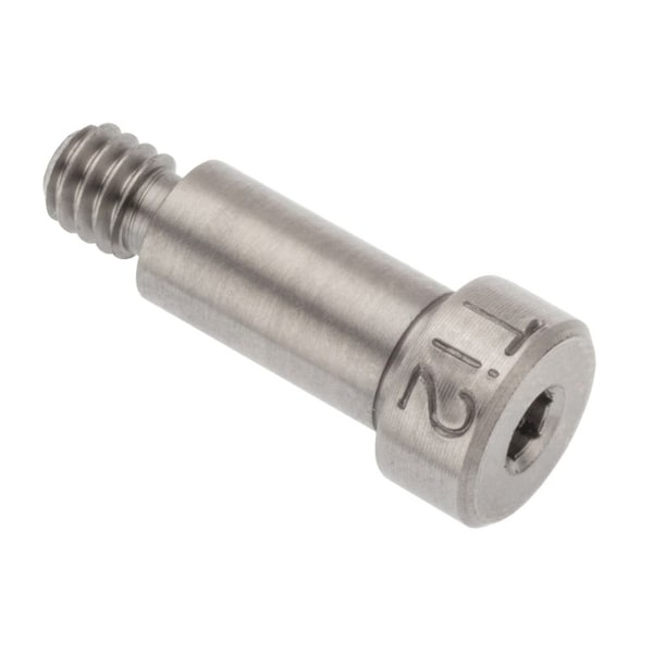 Shoulder Screw, 3A Thr Sz, 5/8 Thr Lg, 5/8 in Shoulder Lg, Monel