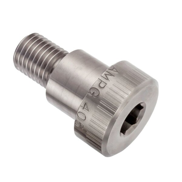Shoulder Screw, 3A Thr Sz, 1-1/8 Thr Lg, 1 in Shoulder Lg, Monel