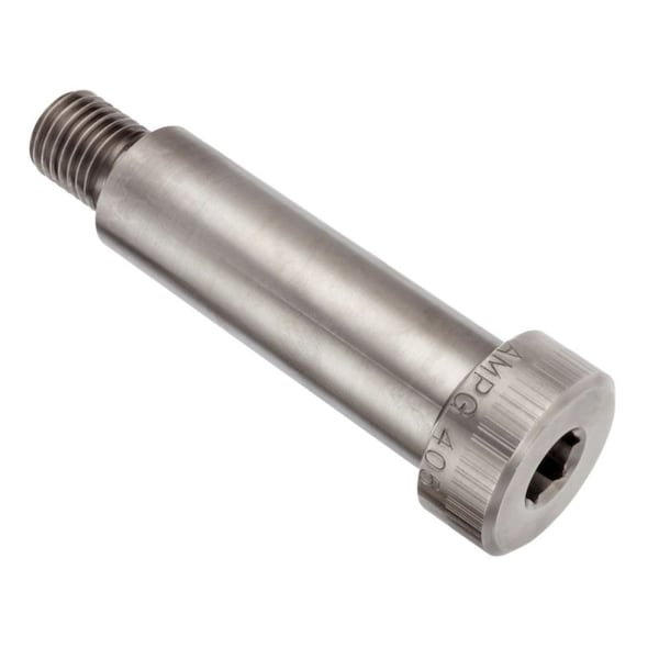 Shoulder Screw, 3A Thr Sz, 1-1/8 Thr Lg, 3-1/2 in Shoulder Lg, Monel