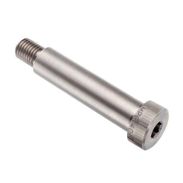 Shoulder Screw, 3A Thr Sz, 7/8 Thr Lg, 3-1/2 in Shoulder Lg, Monel