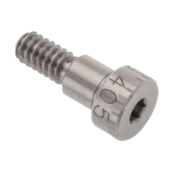 Shoulder Screw, 3A Thr Sz, 3/8 Thr Lg, 3/16 in Shoulder Lg, Monel