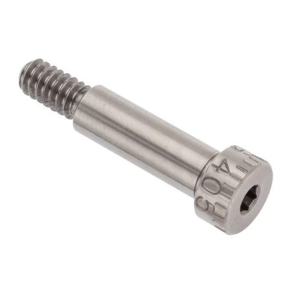 Shoulder Screw, 3A Thr Sz, 3/8 Thr Lg, 3/4 in Shoulder Lg, Monel