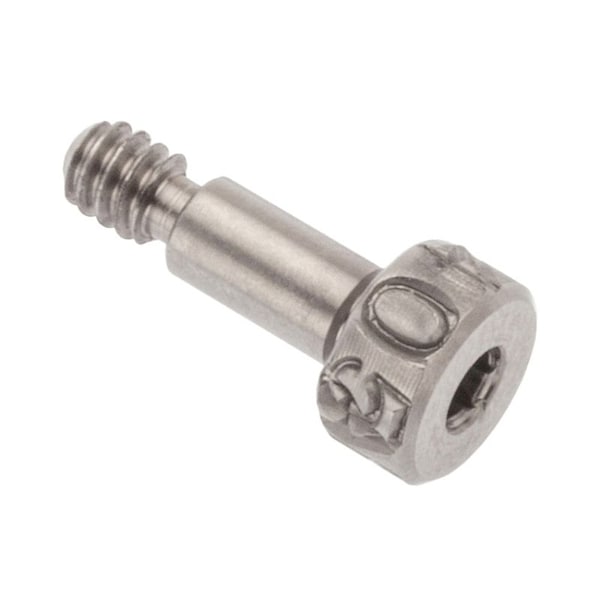 Shoulder Screw, 3A Thr Sz, 5/32 Thr Lg, 5/32 in Shoulder Lg, Monel