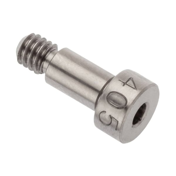 Shoulder Screw, 3A Thr Sz, 3/16 Thr Lg, 11/32 in Shoulder Lg, Monel