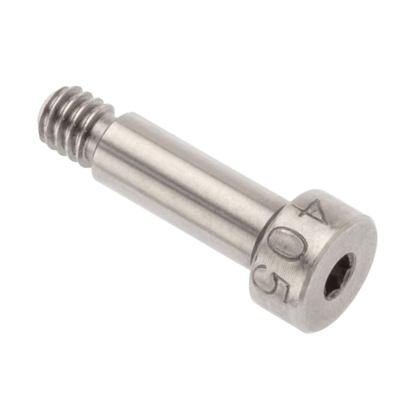 Shoulder Screw, 3A Thr Sz, 7/8 Thr Lg, 1/2 in Shoulder Lg, Monel
