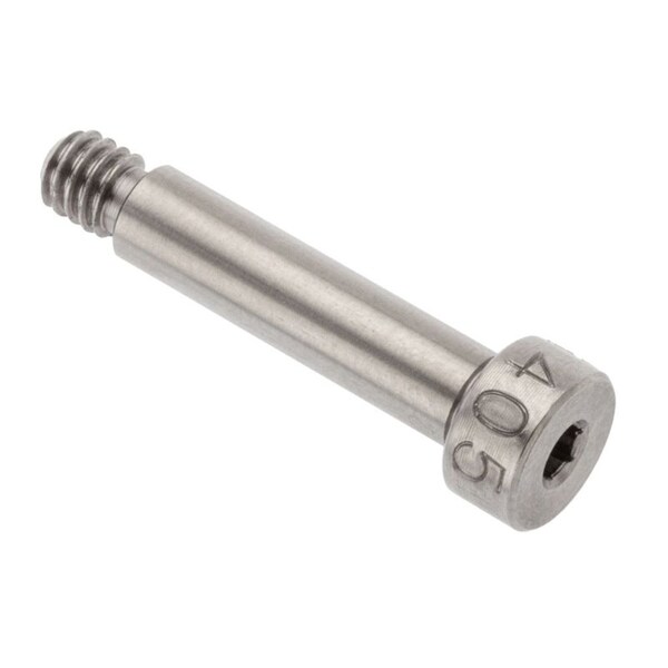 Shoulder Screw, 3A Thr Sz, 7/8 Thr Lg, 3/4 in Shoulder Lg, Monel
