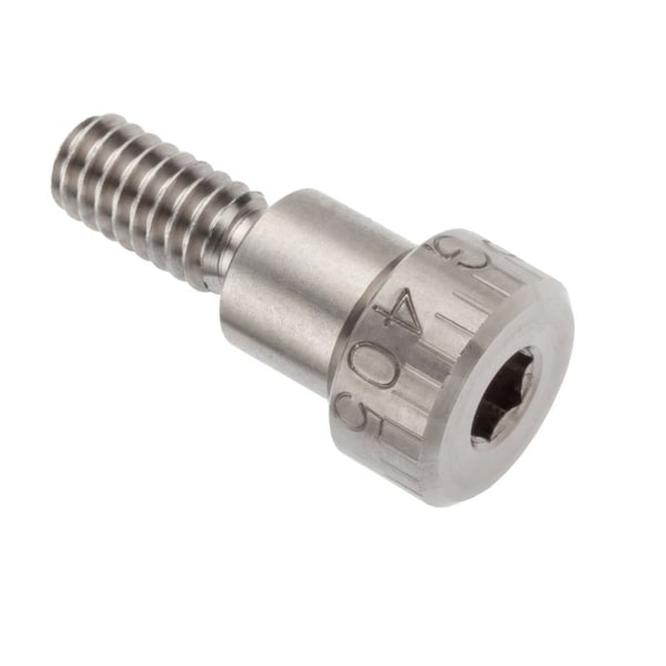 Shoulder Screw, 3A Thr Sz, 1/2 Thr Lg, 3/8 in Shoulder Lg, Monel