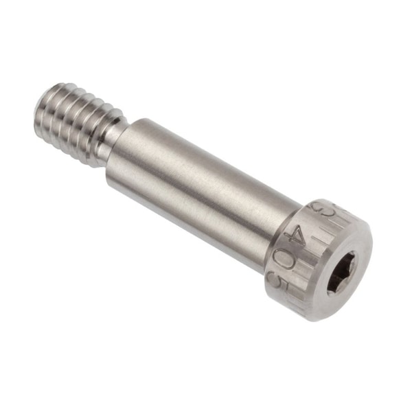Shoulder Screw, 3A Thr Sz, 7/16 Thr Lg, 7/8 in Shoulder Lg, Monel