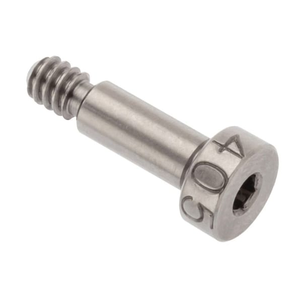Shoulder Screw, 3A Thr Sz, 3/16 Thr Lg, 15/32 in Shoulder Lg, Monel