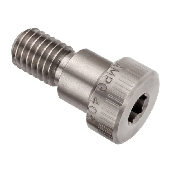 Shoulder Screw, 3A Thr Sz, 3/16 Thr Lg, 7/16 in Shoulder Lg, Monel