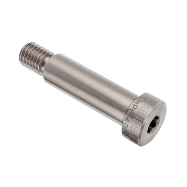 Shoulder Screw, 3A Thr Sz, 3/4 Thr Lg, 2 in Shoulder Lg, Monel