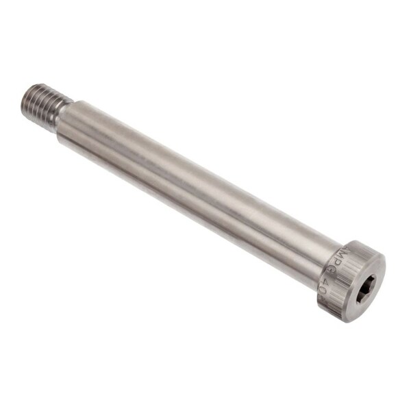 Shoulder Screw, 3A Thr Sz, 3/4 Thr Lg, 4 in Shoulder Lg, Monel