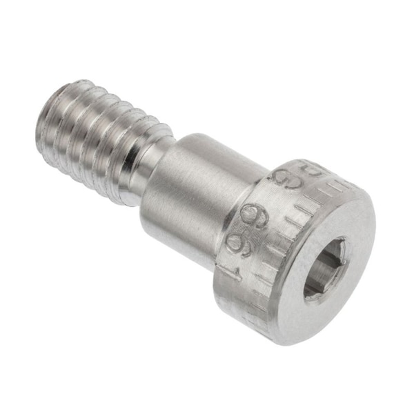 Shoulder Screw, 3A Thr Sz, 7/8 Thr Lg, 1/2 in Shoulder Lg, Aluminum