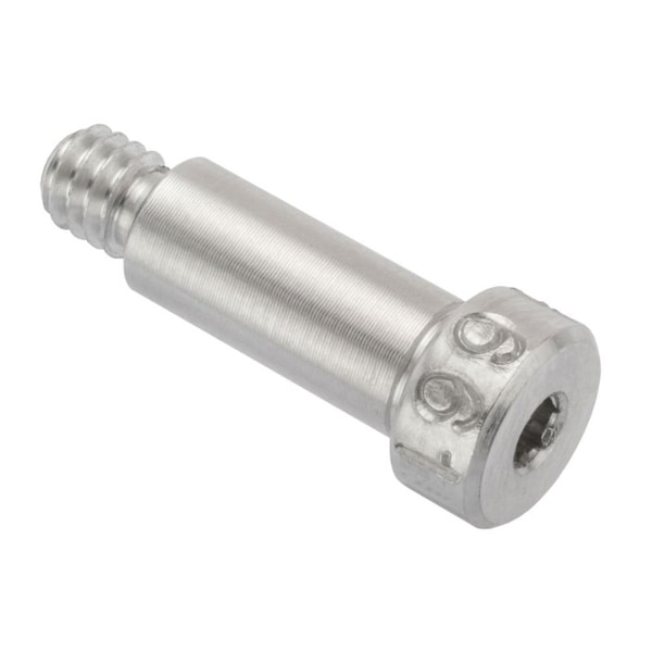 Shoulder Screw, 3A Thr Sz, 3/16 Thr Lg, 5/8 in Shoulder Lg, Aluminum