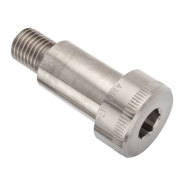 Shoulder Screw, 3A Thr Sz, 1-1/2 Thr Lg, 2-1/2 in Shoulder Lg, Stainless Steel