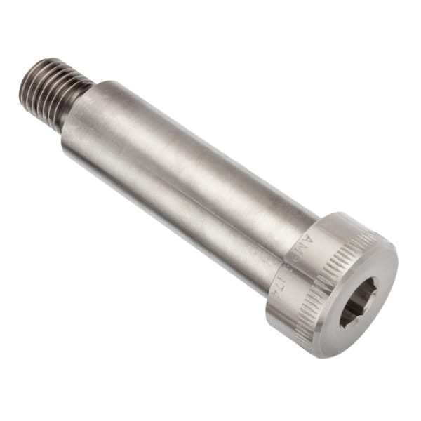 Shoulder Screw, 3A Thr Sz, 1-1/8 Thr Lg, 3-1/2 in Shoulder Lg, Stainless Steel