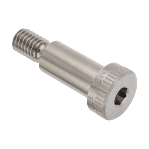 Shoulder Screw, 3A Thr Sz, 5/8 Thr Lg, 1 in Shoulder Lg, Stainless Steel