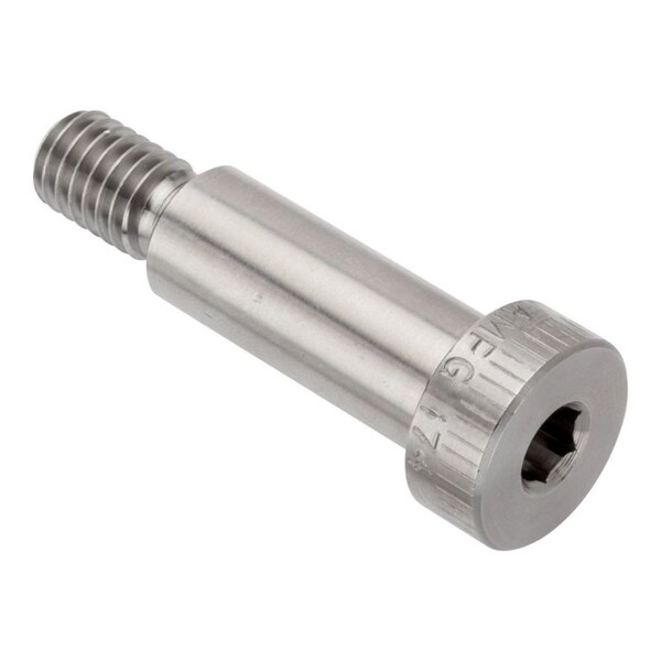 Shoulder Screw, 3A Thr Sz, 5/8 Thr Lg, 1-1/4 in Shoulder Lg, Stainless Steel