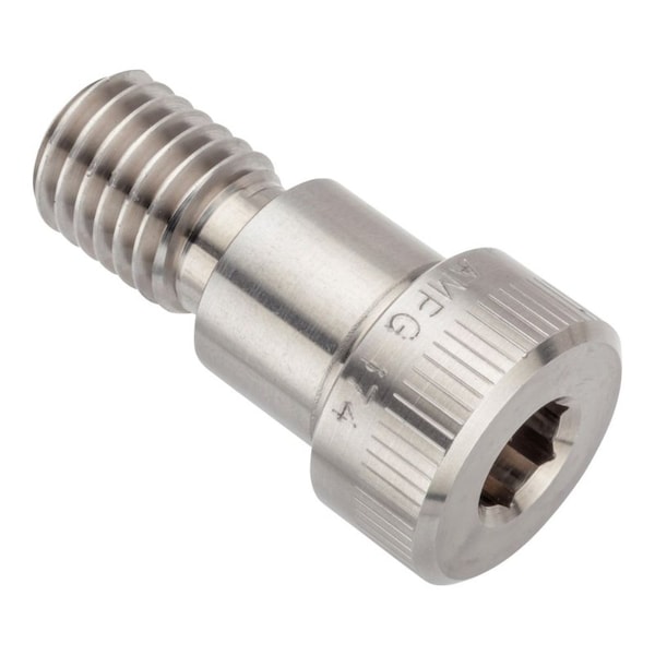 Shoulder Screw, 3A Thr Sz, 7/8 Thr Lg, 5/8 in Shoulder Lg, Stainless Steel