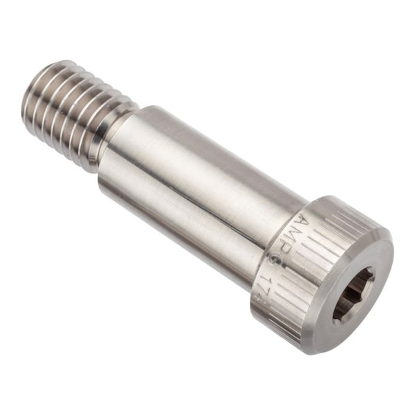 Shoulder Screw, 3A Thr Sz, 7/8 Thr Lg, 1-1/4 in Shoulder Lg, Stainless Steel