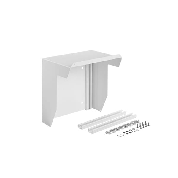 Wall-Mount Solar Shield Hardware Kit, 0.00x0.00x0.00, White, Galvanize