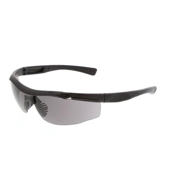 Tactical (T122), Safety Glasses, Anti-Fog, Gray Lens, Black Frame, Half Frame