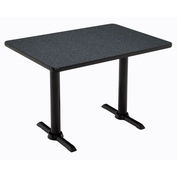 Rectangle 60 W, 30 L, 41 H, Laminate Top, Graphite
