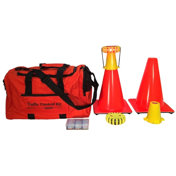 Traffc Ctrl Kt, 2, Red Lt, Ylw Shell