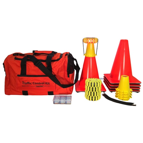 Traffc Ctrl Kt, 5, Red Lt, Ylw Shell