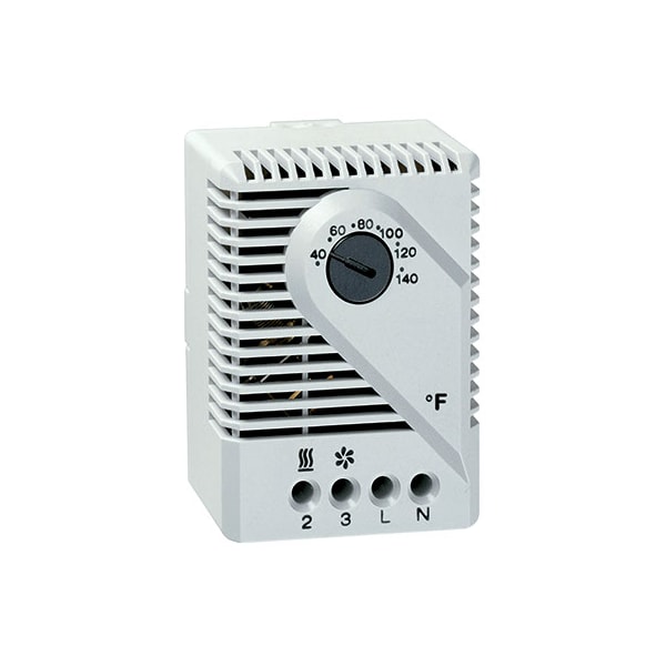 Thermostat Controller, 2.64x1.97x1.5, Lt. Gray