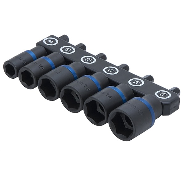 Metric Power Nut Driver Set, 6 Piece