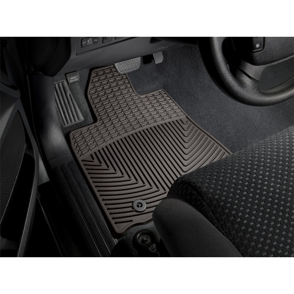 Front Rubber Mats/Cocoa, W265CO