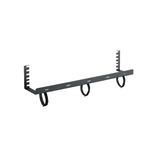 Tie-Down Rack, Fits 19" Rack, Black, St