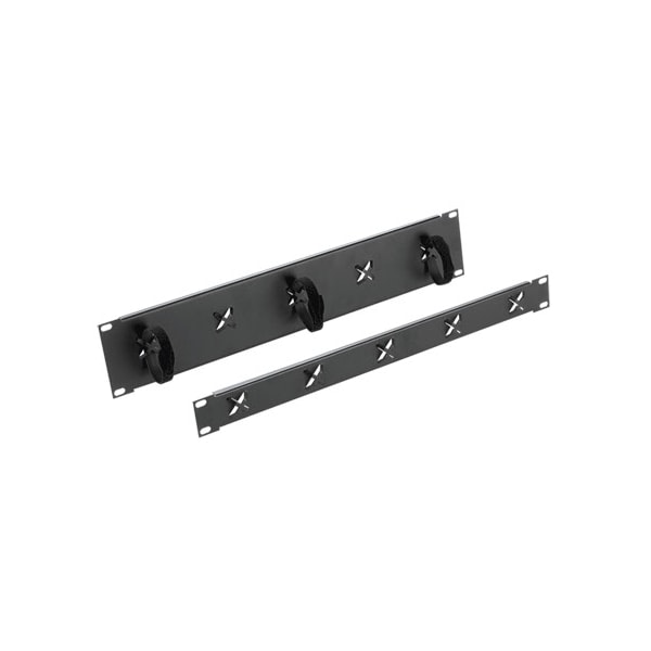 Tie-Down Panel, Fits 19" Rack, Black, S