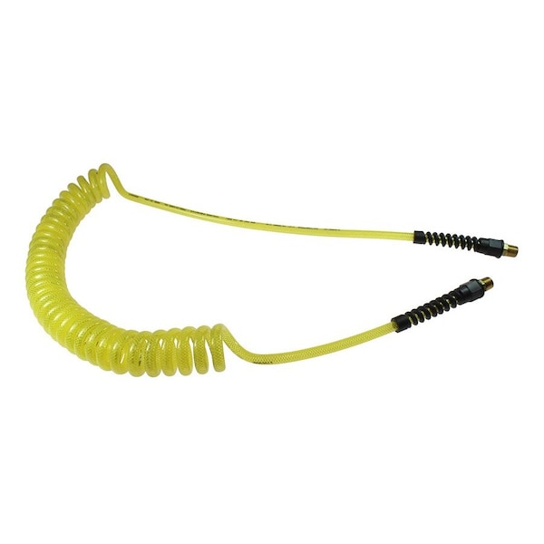 FlexeelCoil 3/8" ID x 25' 3/8" MPT Rigid Yellow