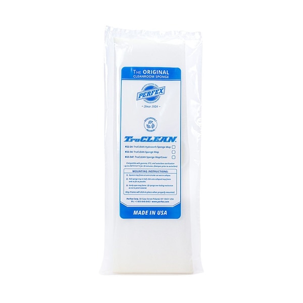 Truclean Hydro-Sorb Sponge Mop, Sponge, PK25