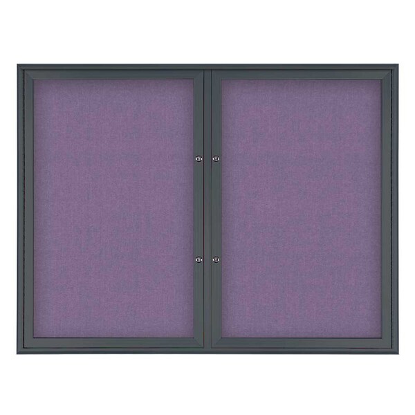 Double Door Radius Plus Corkboard, 42"X