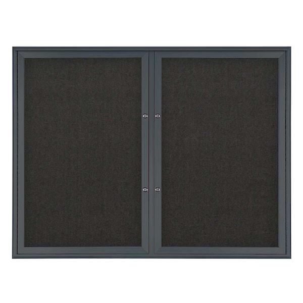 Double Door Radius Plus Corkboard, 42"X